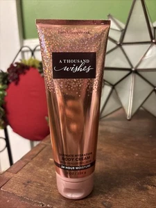 NUEVA A Thousand Wishes 8 OZ Ultimate Hydration Body Cream Bath & Body Works - Imagen 1 de 4
