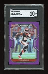 2020 Panini Prizm Tee Higgins Purple #/125 SGC 10 GEM MINT | Bengals RC - Picture 1 of 2