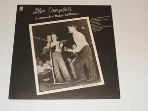 GLEN CAMPBELL i remember hank williams Lp RECORD 1973 - Imagen 1 de 1