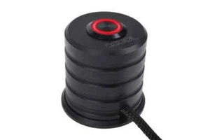Alphacool Powerbutton - Push-Button 19mm - Red Lighting - Deep Black - Picture 1 of 9