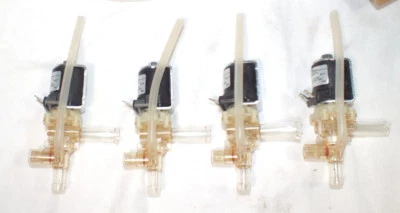 4-A.U.K. MULLER DUSSELDORF SOLENOID 24vdc COFFEE MACHINE WATER VALVES