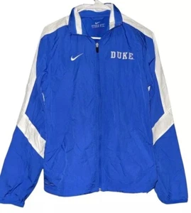 Nike Duke Blue Devils Jacket Team Issued Sz S Storm Fit Full Zip Embroidered - Picture 1 of 14