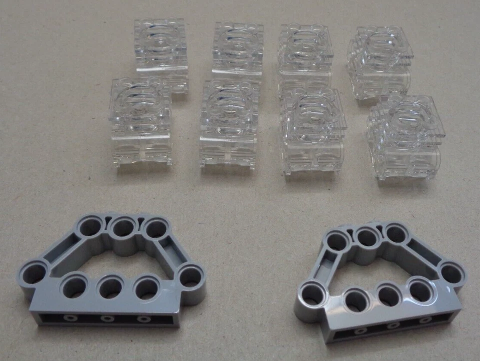 LEGO TECHNIC 6353017 2850 Motor Cylinder / Engine Holder Medium Stone Grey x10 - Image 1 of 1