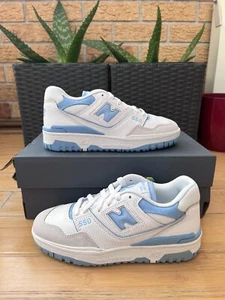 New Balance 550 White Blue Haze Rain Cloud - UK3.5 - Brand New In Box - Trusted - Picture 1 of 5