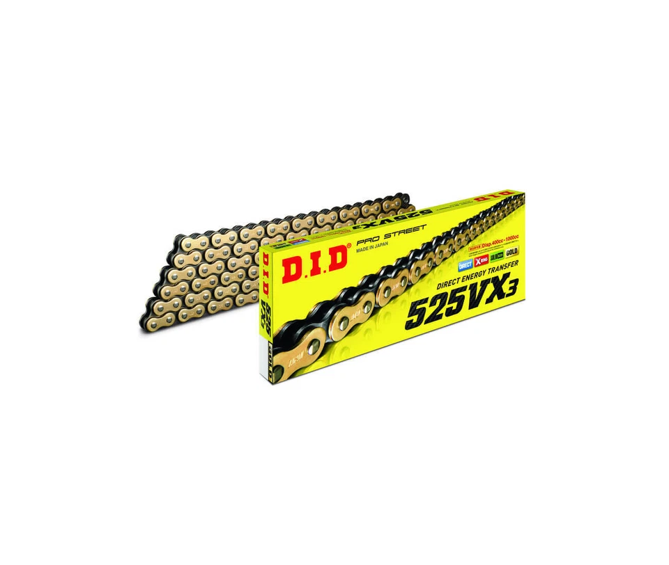Catena Trasmissione D.I.D Tipo 525VX3 -122 Maglie - 1077318020 - Immagine 1 di 1