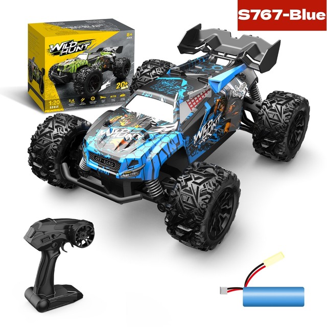 RC Carro Controle Remoto Brinquedos para Crianças Carros de Liga 2WD 2.4GHz  Truck 15 + KM / H de alta velocidade Racing Car Bugg