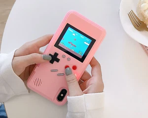 Stoßfeste Videospiel Hülle für iPhone 6 Plus/7 Plus/8 Plus mit 36 kleinen Spielen - Bild 1 von 6