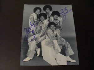 MARLON & TITO JACKSON autografo firmato 8x10 foto THE JACKSON 5 carta evento PROOF - Foto 1 di 7