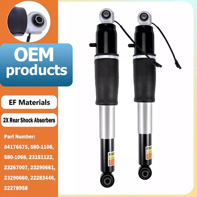 84176675 2 Amortiguadores traseros para 15-20 Chevrolet Suburban y Chevrolet Tahoe Foto 1 de 4