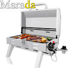 Marada Tabletop Propane Grill, Stainless Steel Professional Gas Grill 20,000 BTU photo