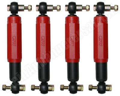 4x AL-KO ALKO Achsstoßdämpfer Anhängerstoßdämpfer Octagon PLUS rot 2000 / 3500kg - Bild 1 von 3