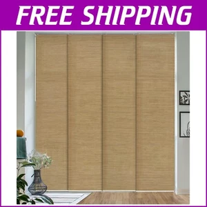 Versatile Adjustable Panel Track Blinds Up to 96" High - Perfect for Closets - Picture 1 of 10