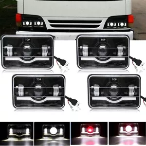 4Pcs Headlamp Fit Isuzu NQR NPR NPR-HD FTR 4x6" LED Headlight Hi/Lo Sealed Beam - Picture 1 of 11