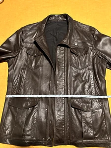 Vintage Leather Jacket - Elie Tahari - Men's - Picture 1 of 8