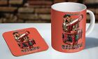 Columbo Goes To College Colourful   Tea  Coffee Mug And Coaster Gift Set