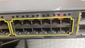 Cisco WS-C3750E-48TD-S 48-Port Gigabit Switch. Delivery 2-7 day - Picture 1 of 7