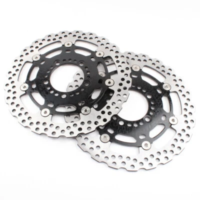 Juego de discos de freno delanteros para moto Kawasaki Ninja650R 2009 2010 2011 Foto 1 de 4
