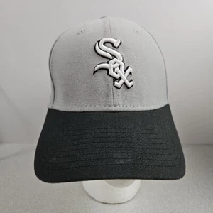 MLB Chicago White Sox New Era 39Thirty Elasticizzato Uomo M-L Grigio Nero - Foto 1 di 8