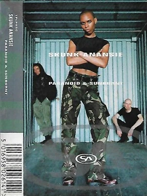 SKUNK ANANSIE PARANOID & SUNBURNT CASSETTE ALBUM S A ROCK ALTERNATIVE - Image 1 of 4