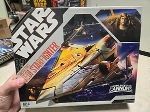 HASBRO STAR WARS 30TH SAESEE TIIN'S JEDI STARFIGHTER FOR 3.75" FIGURE 2007 NEW - Picture 1 of 5