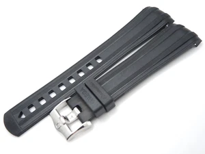 BONITA CORREA DE GOMA OMEGA SEAMASTER 300M JAMESBOND AUTÉNTICA 21 MM SIN USAR CON HEBILLA - Imagen 1 de 9