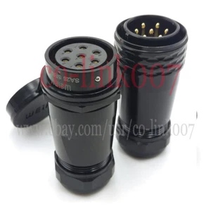 SA28 7Pin Electrical Cable Wire Connector Plug Socket,IP67 Waterproof Connector - Picture 1 of 7