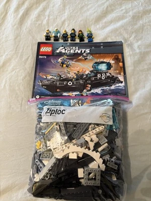 Lego Ultra Agents Ultra Agents Ocean HQ 70173 - Complete Set!!!  - Image 1 of 3
