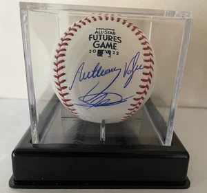 Jasson Dominguez & Anthony Volpe Autogramm Baseball 2022 Futures Game Fanatics - Bild 1 von 4