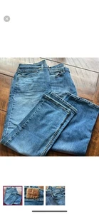 2 Paar Levis 514 Straight Leg Jeans Herren 35x30 Medium Wash Blau Denim - Bild 1 von 4