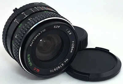 Vtg GLC Automatic 28mm f/2.8 Minolta MD Mount Lens Made in Korea - Image 1 of 3