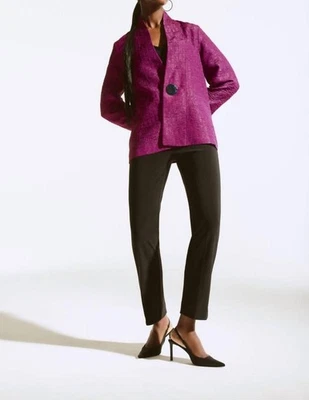 Joseph Ribkoff Textured Long Sleeve Relaxed Jacket Size 8 (UK 10) - Image 1 of 4