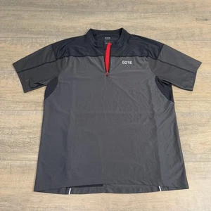 GORE Mens Short Sleeve 1/4 Zip Shirt Medium Athletic Slash Pocket High Quality C - Picture 1 of 24