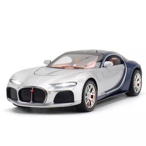 Bugatti ATLANTIC 1:24 Diecast Alloy Car Model Sound Light Toy Gift New Vehicle - Picture 1 of 10