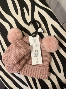 Baby Girl Hat And Gloves Up To 3 Months - Picture 1 of 1