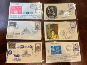 ASTP 6 Covers VATICAN CITY July 1975 Apollo Soyuz Tracking Station Space !! - Picture 1 of 1