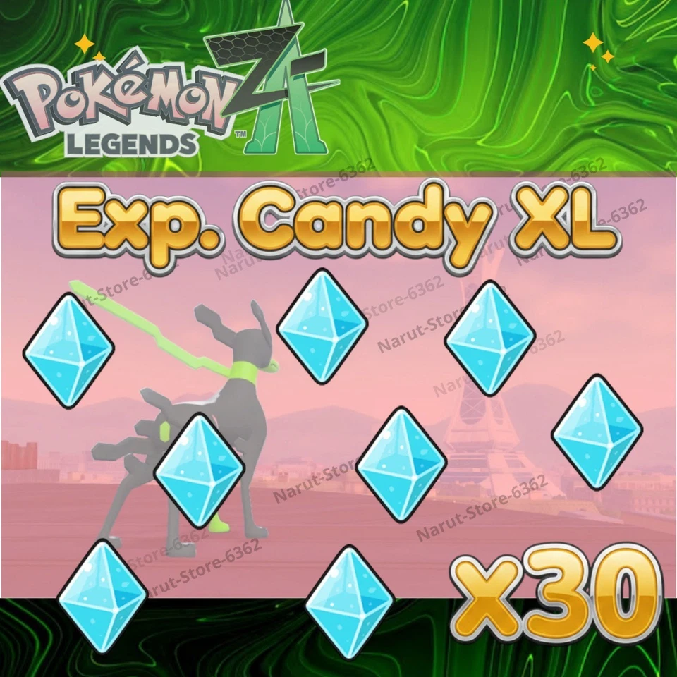 Exp Candy XL x30🔥for Pokemon Legends ZA Z-A