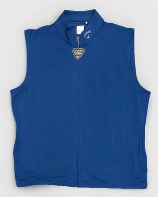 Callaway® Golf Men's Pro Spin Opti-Dri UPF50 Vest Sz. XL NEW CGVFE043DS BLUE - Image 1 of 3