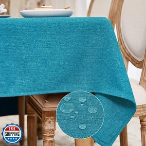 WAITER TREE Table Cloth Rectangle Table Cover 57x118 Inches Faux  - Picture 1 of 5