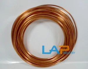 1/4 inch outer diameter copper gas line flexible coiled tube Agilent replacement - Picture 1 of 2
