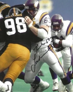 Signed 8x10 KIRK LOWDERMILK Minnesota Vikings Autographed photo - w/COA - Picture 1 of 1