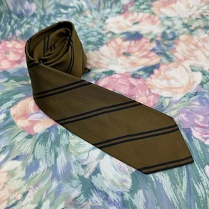 Robert Kirk Carmel Valley Made by Talbott Gold Neck Tie Finest Silk Stripe Blue - Picture 1 of 5