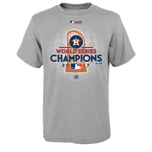 Houston Astros Jugend grau 2017 World Series Champions Umkleideraum T-Shirt - Bild 1 von 1