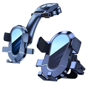 Car Suction Cup/ Clip Mount Phone Holder Dashboard Air Vent Mount Phone Holder - Picture 1 of 10