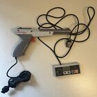 Official Gray Nintendo Zapper Light Gun Controller And Game Pad Untested