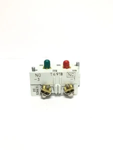 Eaton 10250T1 Contact Block STD Series D2, 1NO/1NC (Lot of 2) - Picture 1 of 5