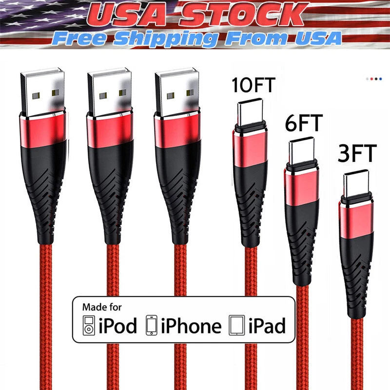 For Apple iPhone 15 Pro Max 15 Plus Charger USB Type C Cable Data Transfer Lead - Image 1 of 4
