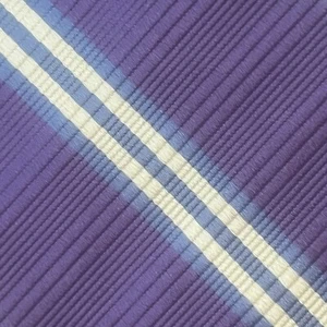 £100 BROOKS BROTHERS MENS PURPLE, BLUE & WHITE CLUB STRIPE SILK NECKTIE Y1 - Picture 1 of 12
