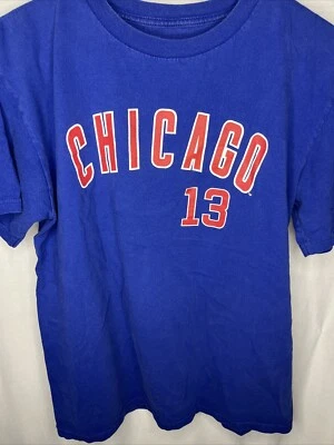 MLB Chicago Cubs #13 Starlin Castro Jersey Shirt Youth X-Large. - Image 1 of 4