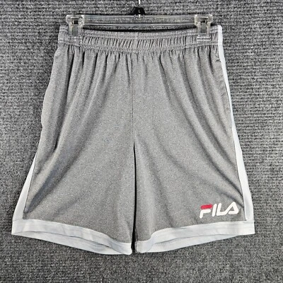 Спортивные шорты Fila серые для мальчиков размер большой (14-16) - Изображение 1 из 4