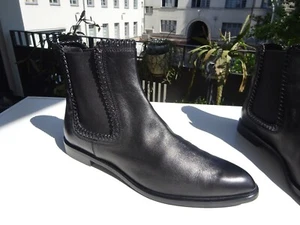 Zapatos de mujer TOD`S TODS premium Chelsea botas cuero negro Italia talla 39,5 nuevos - Imagen 1 de 18